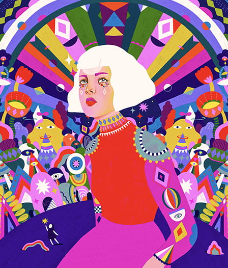 Portrait of Diela Maharanie