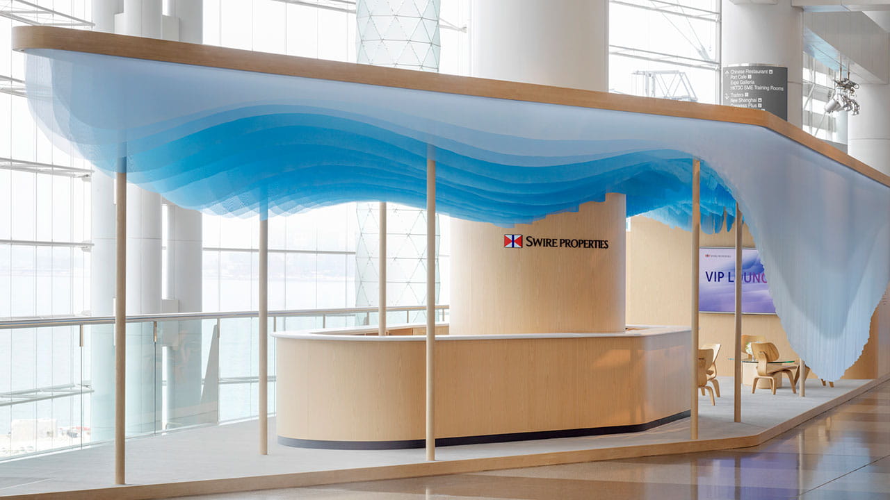 香港建筑师萧国健操刀设计贵宾室“Cumulus”