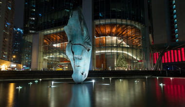 Horse at Water by Nic Fiddian-Green at Taikoo Park