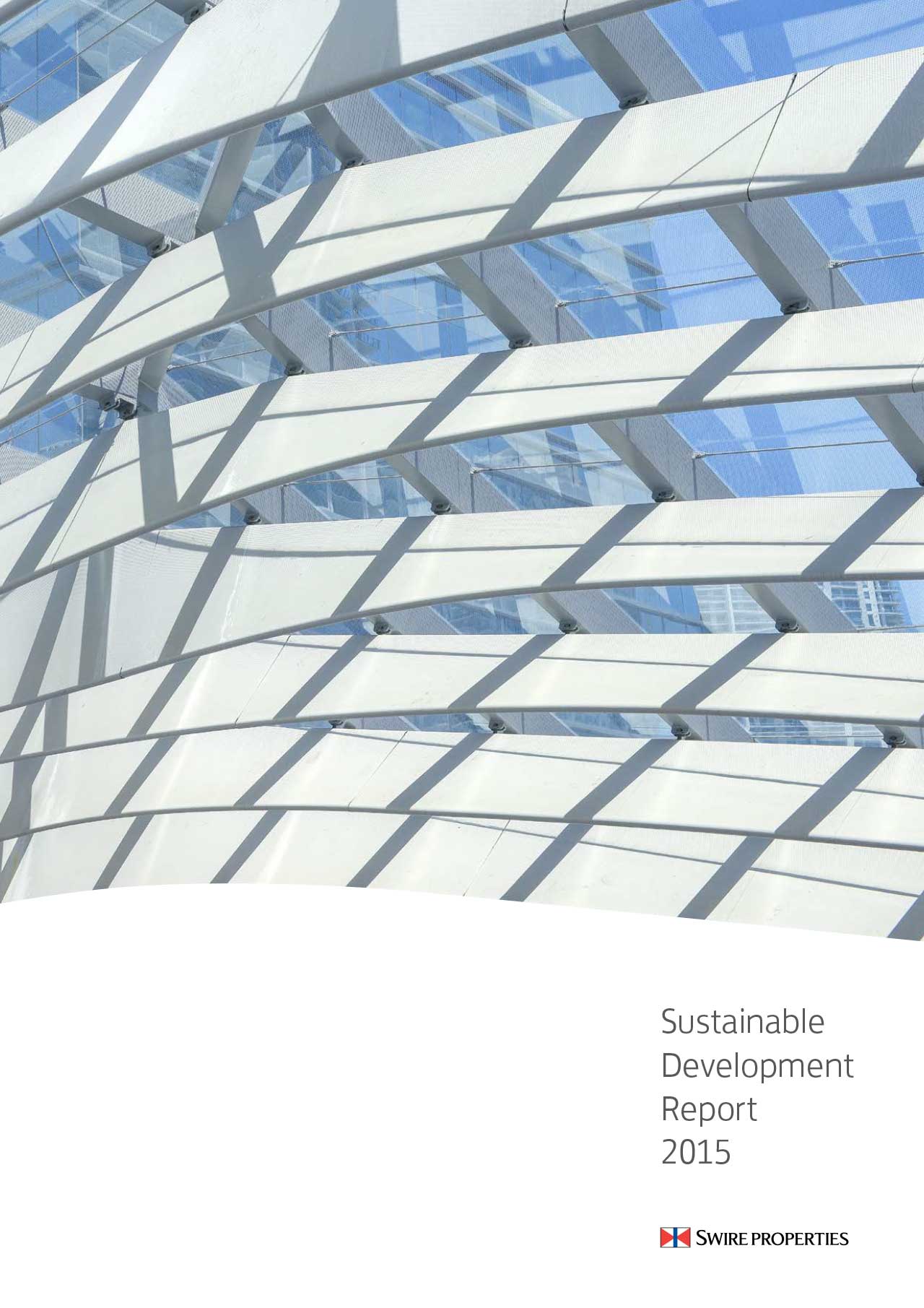 Swire Properties Sustainability Development Report 2015 p01